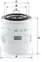 Mann Filter Üzemanyagszűrő WK 10 020