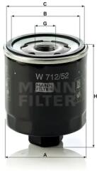 Mann Filter Olajszűrő W 712/52
