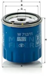 Mann Filter Olajszűrő W 712/11