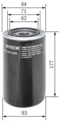 Bosch olajszűrő 0 451 203 002