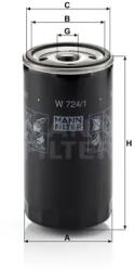 Mann Filter Olajszűrő W 724/1
