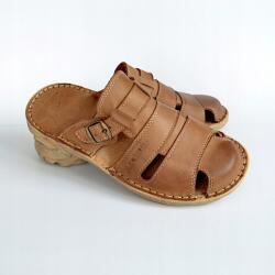 Maximus 041 Lengyel férfi bőr flip-flop papucs Maximus oliva 43 (041)