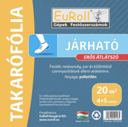 Euroll Takarófólia 4x5m járható átlátszó