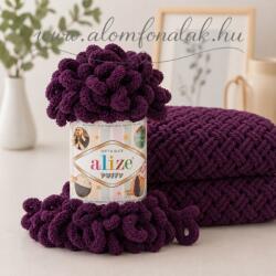 alize Puffy 111 - sötét lila (kézen kötés) (030PU)
