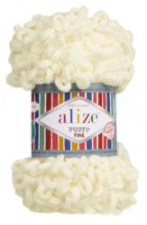 alize Puffy Fine 62 - vajszínü (kötés kézzel, tű nélkül) (032fine)