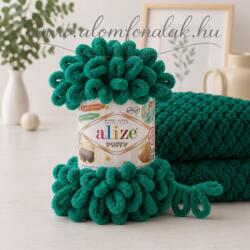 alize Puffy 847 - patina zöld (kézen kötés) (080PU)