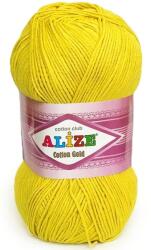 alize Cotton Gold 110 - élénk sárga (45% Akril, 55% Pamut) (06gold)
