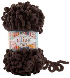 alize Puffy Fine 26 - sötét csokoládé (kötés kézzel, tű nélkül) (052fine)