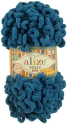 alize Puffy Fine 637 - indigo (kötés kézzel, tű nélkül) (019fine)