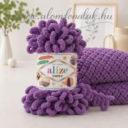 alize Puffy 437 - sötét levendula (kézen kötés) (032PU)