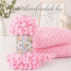 alize Puffy 185 - baba rózsaszín (kézen kötés) (042PU)