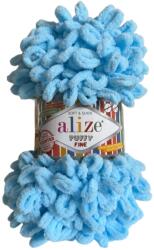 alize Puffy Fine 287 - kék (kötés kézzel, tű nélkül) (012fine)