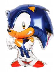  Fólia Léggömb Sonic Party Dekoráció Születésnap Gaming Party