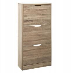 5five Cipősszekrény Barna Szabadon Álló Cipőspolc 3 Fiókos Mdf 6X118 CM (160392D)