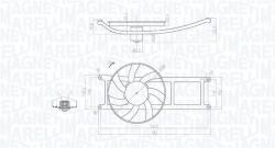 Magneti Marelli Ventilator, radiator MAGNETI MARELLI 069422715010 (069422715010)