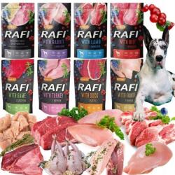 RAFI Nedves Eledel Dolina Noteci Rafi Adult Gabonamentes Tasak Ízkeverék 24 x 500 G