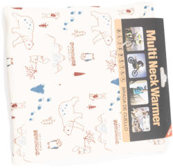  Műszál Erdőmintás Szőrmebéléses Uniszex Gyerek Cső Őszi-Téli Sál Szín Fehér