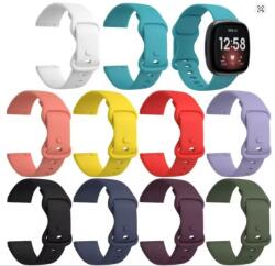  Curea Silicon Universală 22 mm - Moale și Hipoalergenică - Culori: Alb, Negru, Verde, Roz, Gri, Bleu, Albastru (5675)
