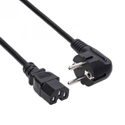 Akyga Cablu alimentare Schuko la IEC C15 CU 1.8m Negru, Akyga AK-UP-08 (AK-UP-08)