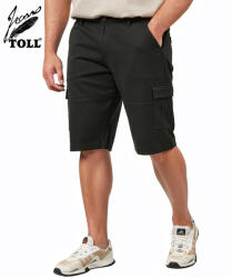 TOLL JEANS Rövidnadrág vászon keki T 281 (Méret 60-as)