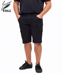 TOLL JEANS Rövidnadrág vászon fekete T 280 (Méret 62-es)