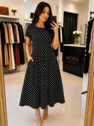 Modi style Rochie cu buline și buzunare-S