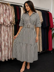 Modi style Rochie de vară-M / Alb-negru