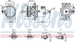 NISSENS Compresor, climatizare NISSENS ** FIRST FIT ** 890980 (890980)