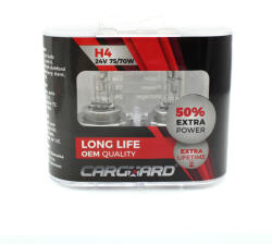 Carguard Set de 2 becuri Halogen 24V - H4, 70W, +50% Intensitate - LONG LIFE - CARGUARD (CG_BHA043)