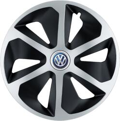 AutoHelix MSA Set 4 capace roti Roco Gri-Negru R16 Compatibil Cu VW (2766)