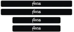 AutoHelix MSA Set 4 Stickere Negre Pentru Praguri Ford Focus (v2) (0268)