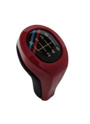 AutoHelix MSA Nuca schimbator BMW X3 X5 E82 E85 E87 E90 , 6 viteze , rosu cu negru (AX_FXBMW-37)