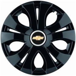 AutoHelix MSA Set 4 Capace Roti Top Negru R15, Compatibil Cu Chevrolet (14330)