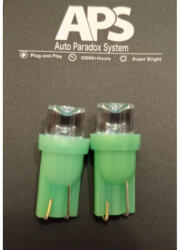 AutoHelix MSA Set 2 becuri auto W5W/ T10- 1 Smd verde (AX_LED 519-G)