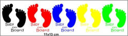 AutoHelix MSA Baby on board talpa 1 fundal transparent (AX_TCL 468)