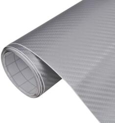 AutoHelix MSA Folie carbon auto 3D, 1 x 1.27 m, Argintiu (5510)