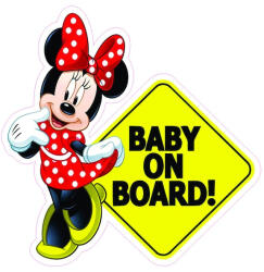 AutoHelix MSA Baby on board Minie Sticker autocolant 17 x 17 cm (36)