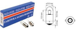 AutoHelix MSA Bec halogen BA9S 24V 4W (AX_42376)