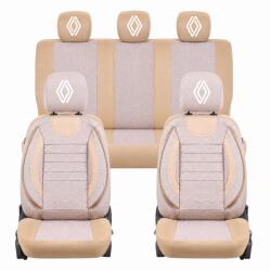 AutoHelix MSA Set Huse Scaune Universale City BEJ, Personalizate cu Renault nou (CityRenaultNou)
