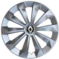 AutoHelix MSA Set 4 Capace Roti 15 inchi (R15) Fame Gri, Compatibile Cu Renault (4014)