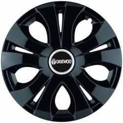 AutoHelix MSA Set 4 Capace Roti Top Negru R15, Compatibil Cu Daewoo (14339)