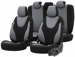 AMiO Set huse scaun auto OTOM RUBY 1202 GRI/NEGRU 3-FERMOARE (AX_OT76901)