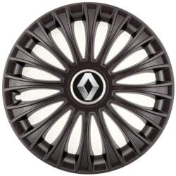 AutoHelix MSA Set 4 Capace Roti, potrivite jantelor de R14, pentru Renault, model dino Negru (15051)
