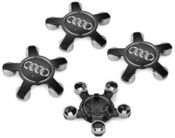 AUDI Set 4 Capace Jante Aliaj AUDI Spider, 135mm negru (P325)