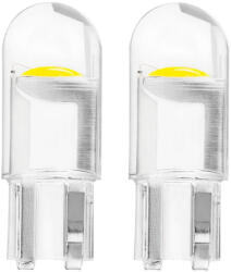 AMiO Set becuri auto T10 W5W COB HPC 12V Alb transparent AMIO-02645 (AX_02645)