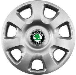 AutoHelix MSA Set 4 capace roti 15 inchi (R15) Compatibile Cu Skoda model - 336 (336Skoda)