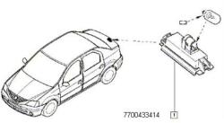 RENAULT Lampa Spate Numar Log. /sand (cx_7700433414)