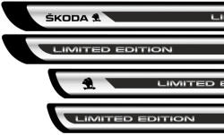 AutoHelix MSA Set Protectii Praguri Gri - Skoda (cpads-24)