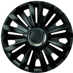 AutoHelix MSA Set Capace Roti 16` Negre Cu Inel Cromat Royal (cx_78573)