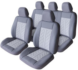 AutoHelix MSA Set Huse Scaun Exclusive Leather Si Alcantara Gri (cx_125798)